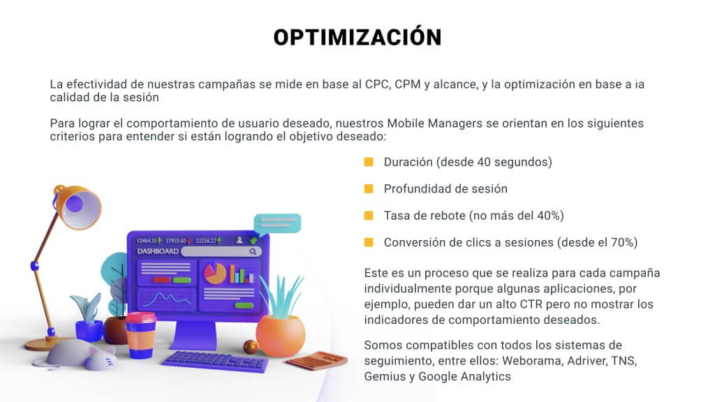 optimización de campañas móviles